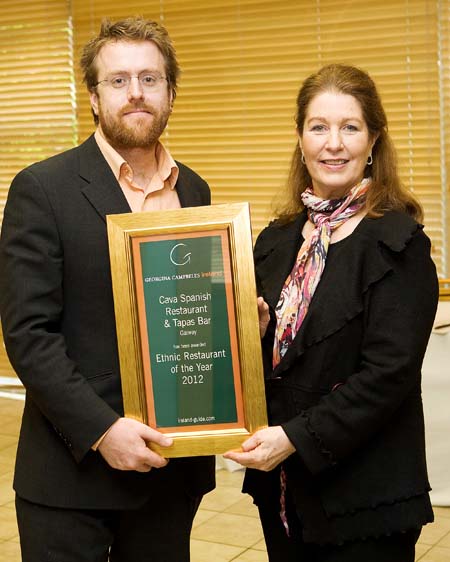 Ethnic Restaurant of the Year 2012 - Cava Spanish Restaurant & Tapas Bar, Galway City ireland